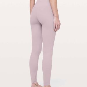 NWT lululemon Align pant 28” Smoky Blush